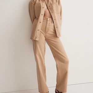 Madewell NWT Botanical Dyed Perfect Vintage Wide Leg Jeans SZ 29